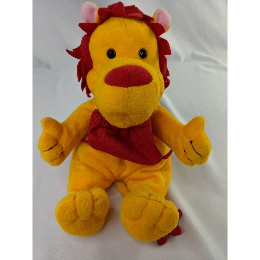 Kindermusik Lion Plush 11 Inch 2006 Zipper Stuffed Animal Toy